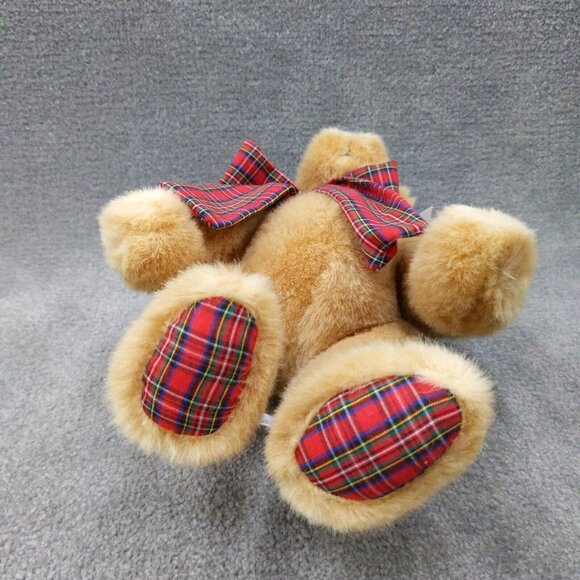 Vtg 1997 Alexander Plush Stuffed Teddy Bear M&G Pacific w/ Original Wood Box - Picture 10 of 12